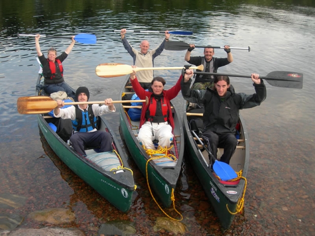  La canoa è un'ottima attività di gruppo 